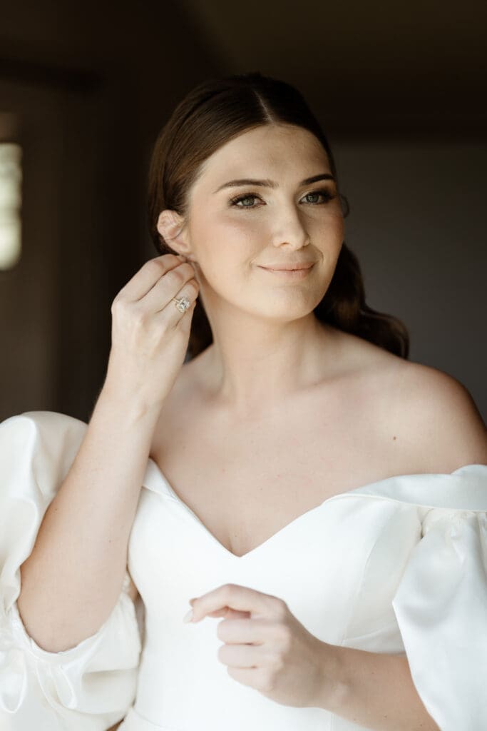 Soft wedding makeup done by Blush Pro Makeup