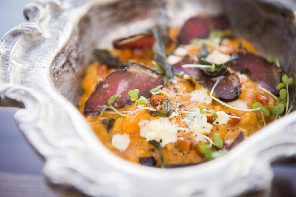 Butternut Risotto prepared by Chef Jackie Cameron