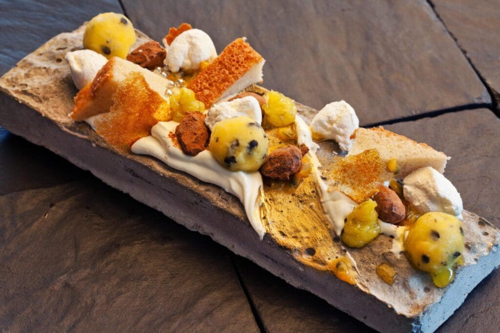 Exquisite food presentation by Chef Jackie Cameron