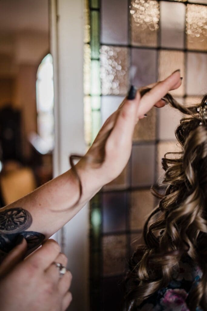 Healthy looking hair