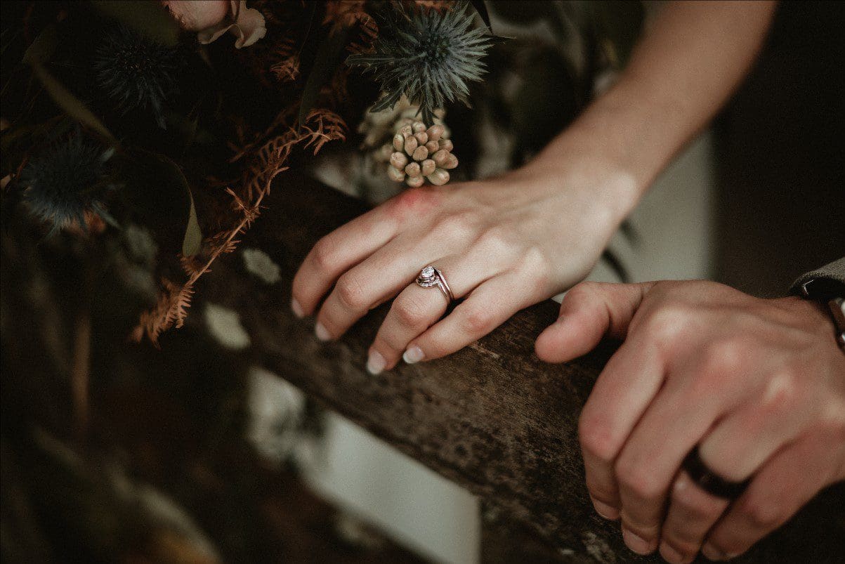 Close up of rings