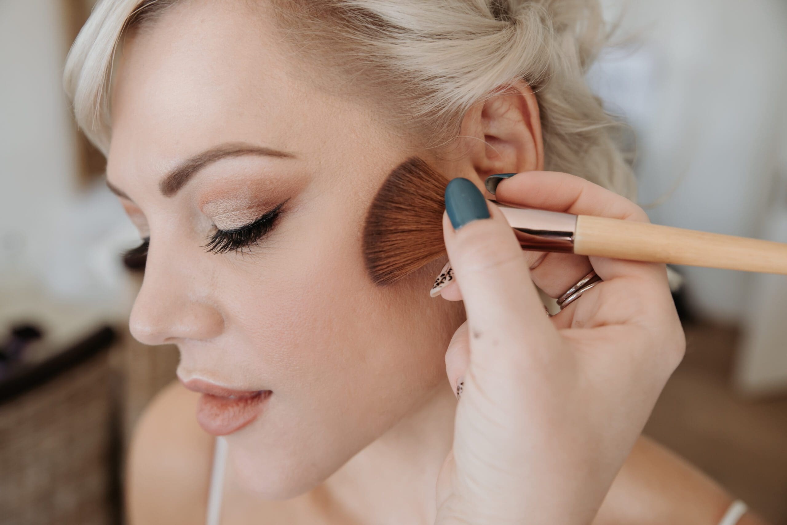 Natural looking bridal makeup