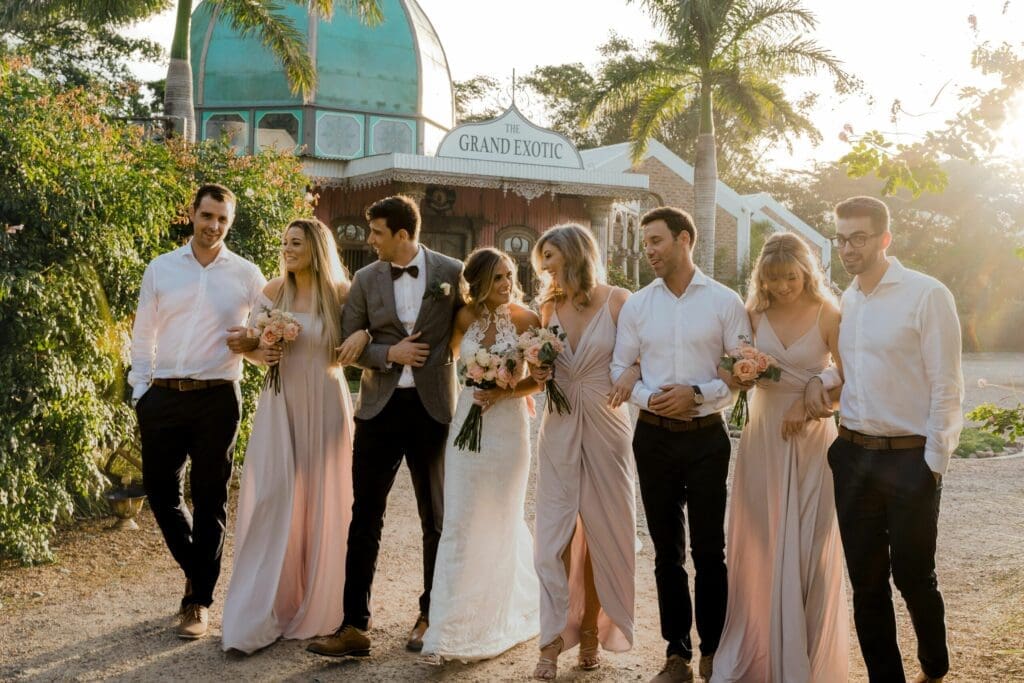 Bridal party creative shoot