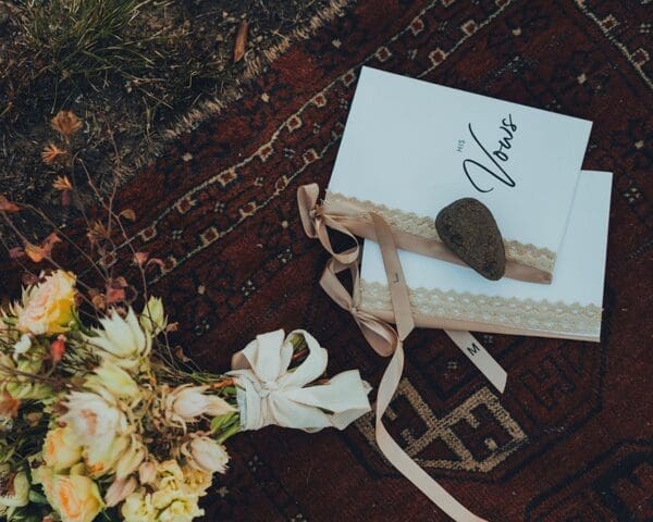 His and Hers Personal Vow books details photo