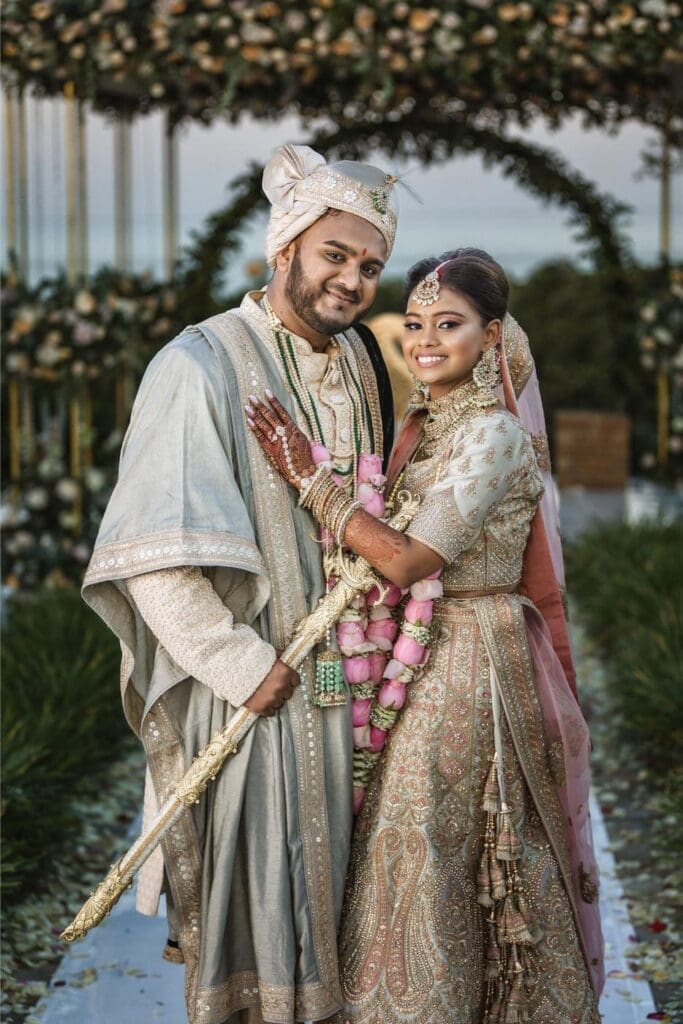 Portrait of married couple