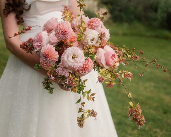 Adore Wedding Florist Bridal Bouquet of pinks and whites