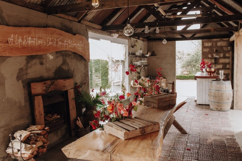 Inside view of The Stables area at The Groves