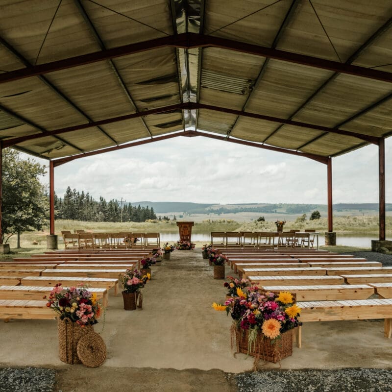 Outdoor chapel venue at Bushwillow Park Wedding Venue